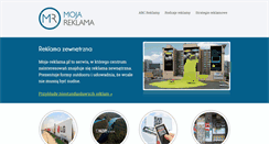Desktop Screenshot of moja-reklama.pl